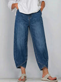 New Arrivals🔥 Women's Casual Simple Denim Cotton Pants