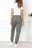 Women's Solid Color with Pockets Casual Sporty Pants