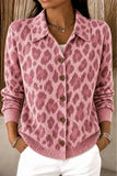 Women Regular Fit Vintage Knit Plain Comfy Casual Cardigan