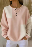 Women Casual Abstract Crew Neck Long Sleeve Sweatshirt