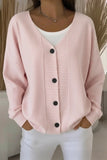 Women Striped Long Sleeve Comfy Casual Cardigan